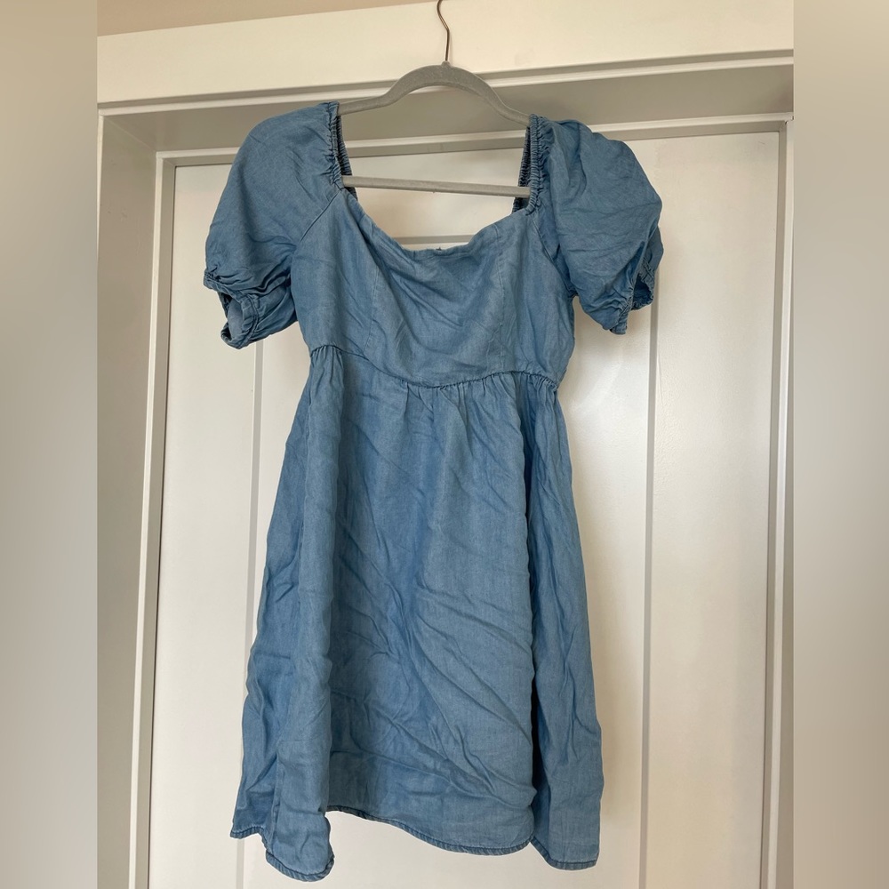 Francesca’s Baby Doll Blue Dress